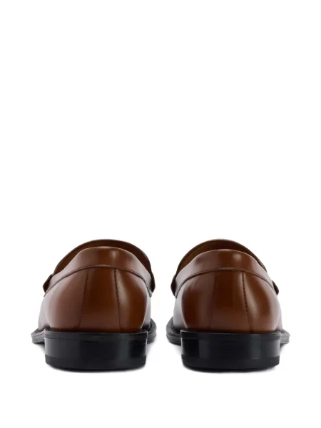 Pantofi loafer Giuseppe Zanotti din piele maro