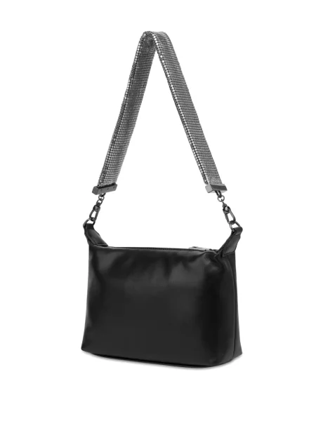Torbica Love Moschino s autogramom crna