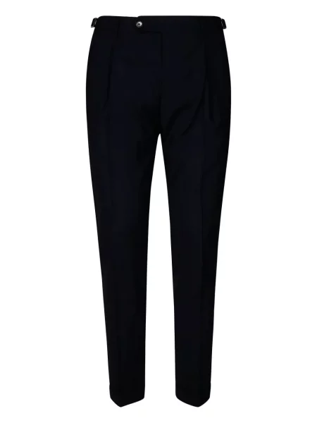 Pantaloni Berwich cu cataramă albastru