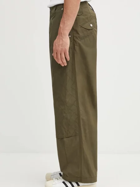 Παντελόνι Kenzo Weave Double Knee Pant ανδρικό πράσινο