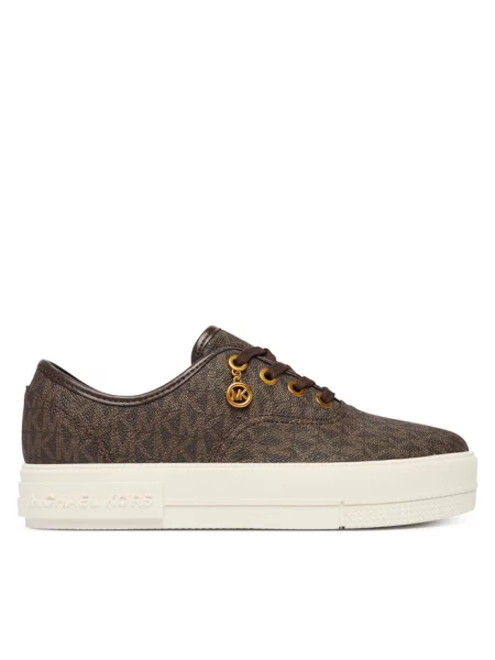 Sneakersy MICHAEL Michael Kors brązowe