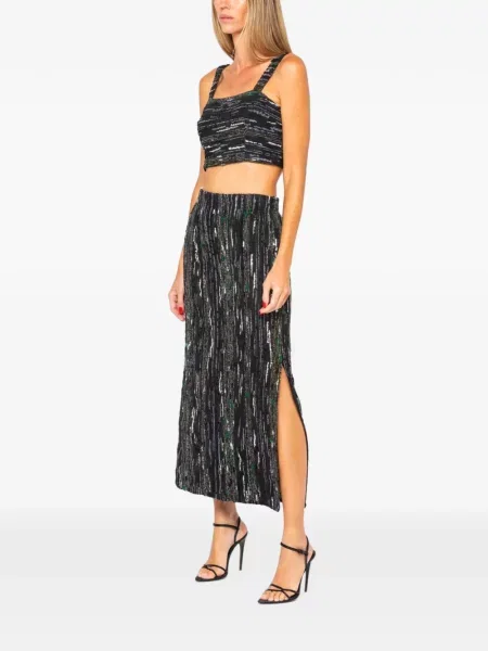 Fustă Jbq din tweed negru