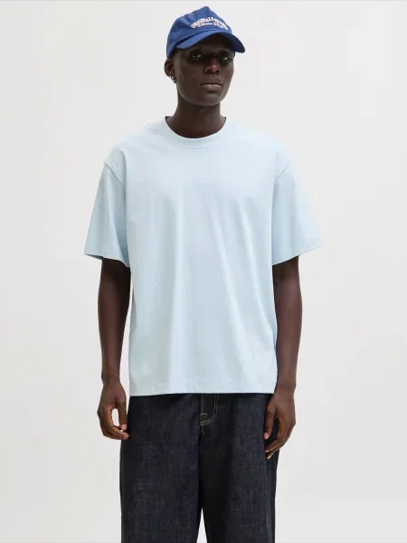 JACK & JONES Tricou JJEURBAN EDGE deschis albastru