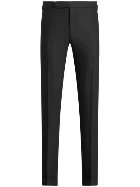 Ленени панталон Ralph Lauren Purple Label черно