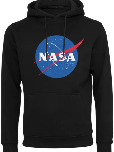 Суичър с качулка Mister Tee черно