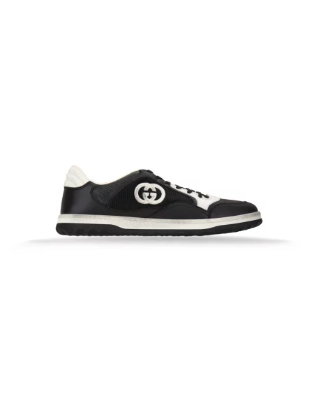 Sneakersy Gucci skórzane czarne