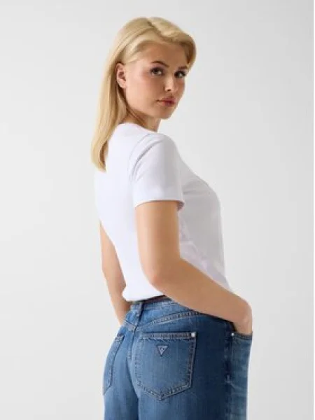 Klasické tričko Guess biela