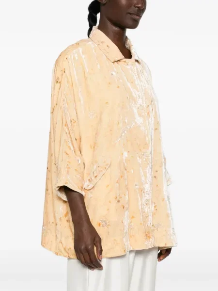 Palton Aodress cu paiete cu model floral