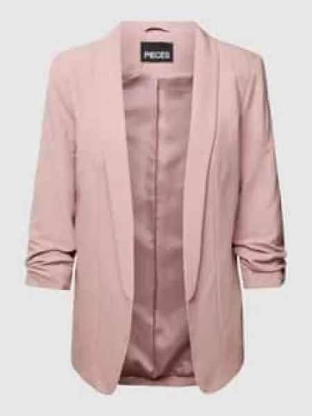 Żakiet z rękawem o dł. model ‘BOSELLA’ Pieces fioletowa