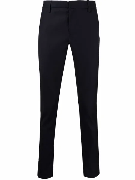 Pantaloni Dondup de lână albastru