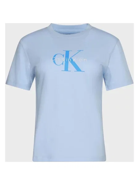 Koszulka Calvin Klein Hero Monologo krótki rękaw XS niebieski