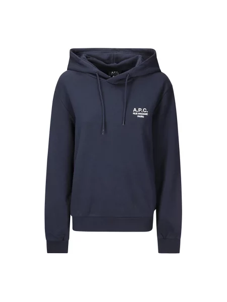 Bluza z kapturem A.p.c. z kapturem szara