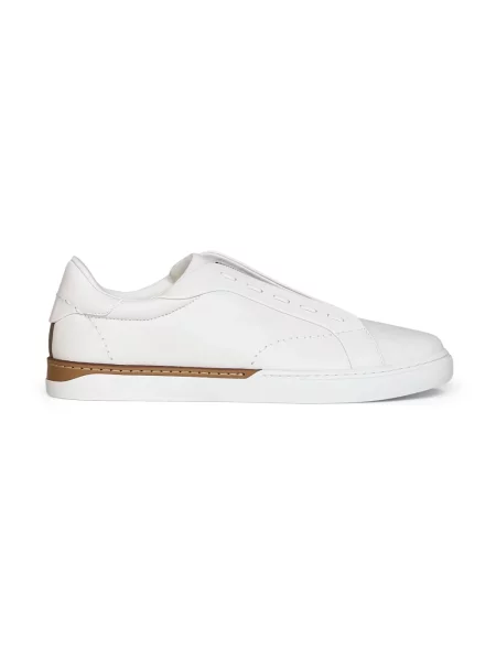 Sneakersy Fendi skórzane białe