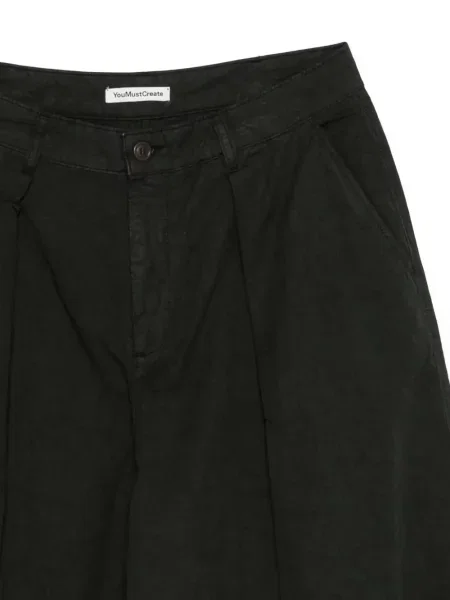 Pantaloni scurți Ymc plisate negru