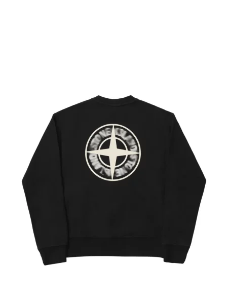Hanorac Stone Island cu imagine negru