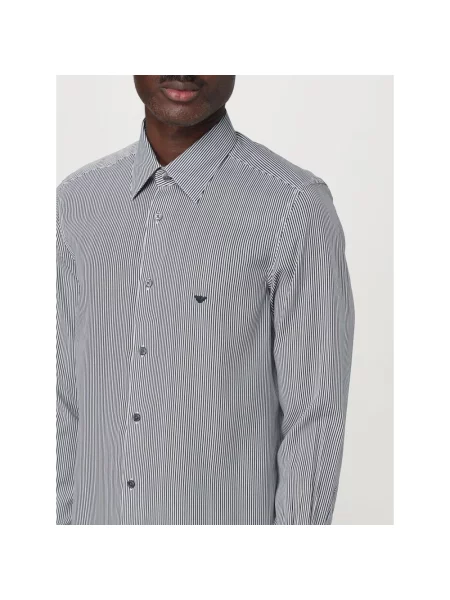 Koszula Emporio Armani szara