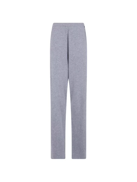 Pantaloni Extreme Cashmere din cașmir alergare gri