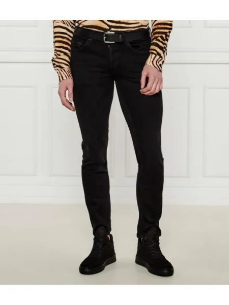 DONDUP made in Italy Blugi GEORGE | Skinny fit negru