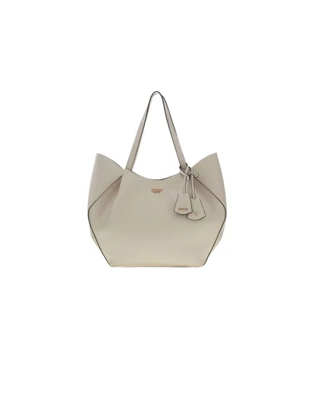 Torba typu tote z skóropodobny model Amorette' Guess biała