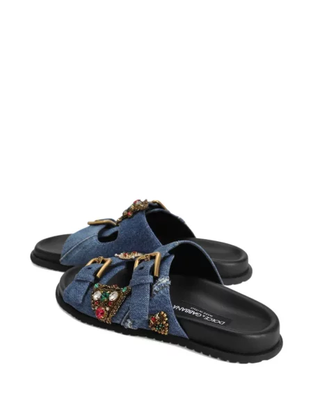 Σανδάλια Dolce & Gabbana περιδέραιο μπλε