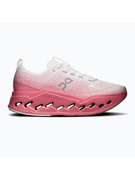 Încălțăminte de alergare pentru femei On Cloudsurfer Max white/camellia alb