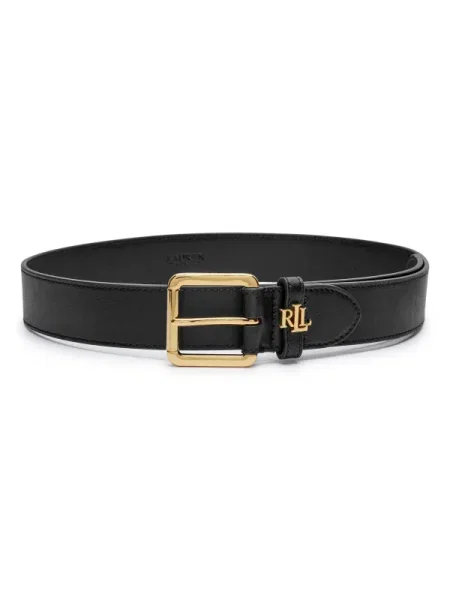 Bőr öv Lauren Ralph Lauren fekete
