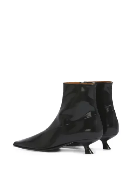 Botine Marni din piele negru