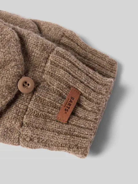 Rękawiczki z detalem z logo model ‘HAAKON’ Barts