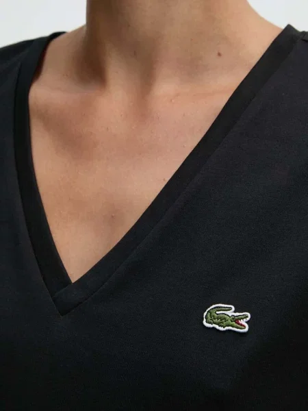 Lacoste póló női sötétkék fekete