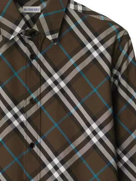 Pledinė marškiniai Burberry ruda
