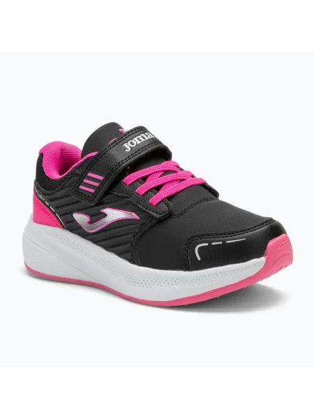 Детски обувки за бягане Joma Fury black/fuchsia черно