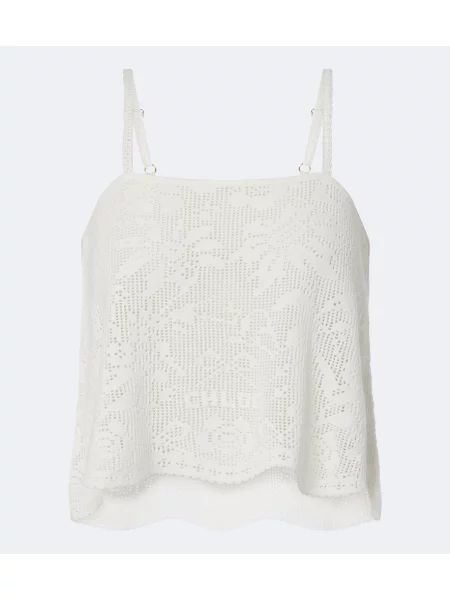 Top Chloé alb