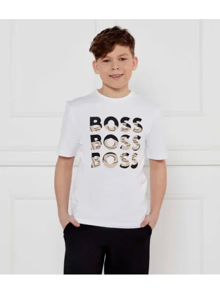 BOSS Póló D Regular Fit fehér