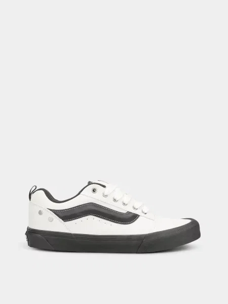 Замшеві Жіночі Кеди низькі Vans KNU-SKOOL білий
