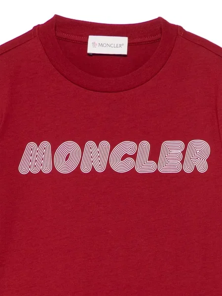 Koszulka dziecięca Moncler Enfant czerwona