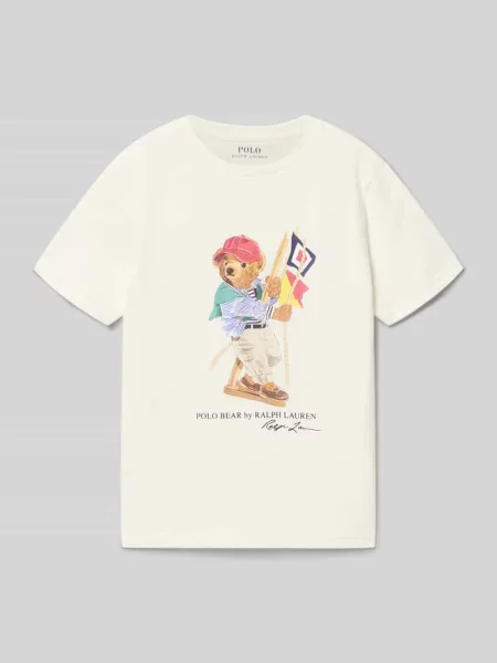 Koszulka polo Polo Ralph Lauren z dżerseju klasyczna biała