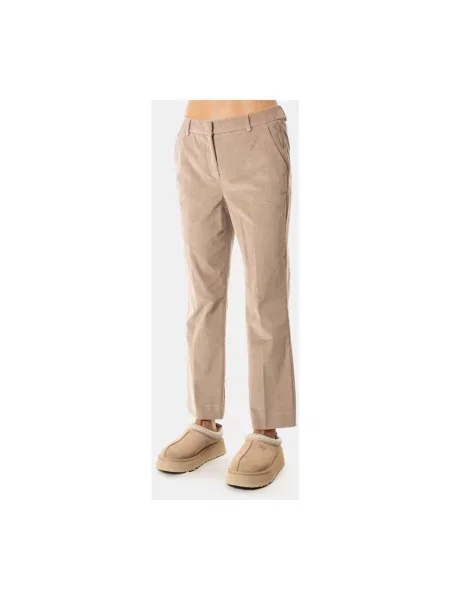 Spodnie Weekend Max Mara beżowe