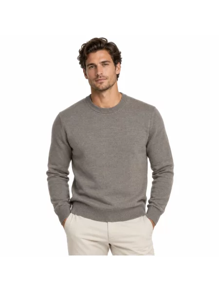 Sweter Cashmere Company wełniany szary