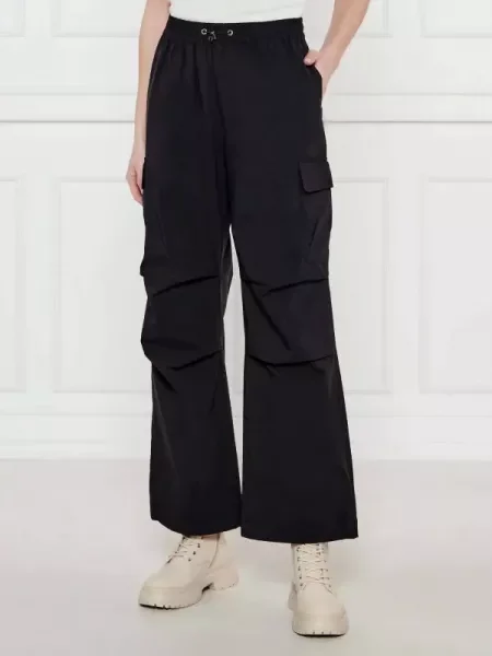 PARAJUMPERS Pantaloni cargo AVICE | Oversize fit negru