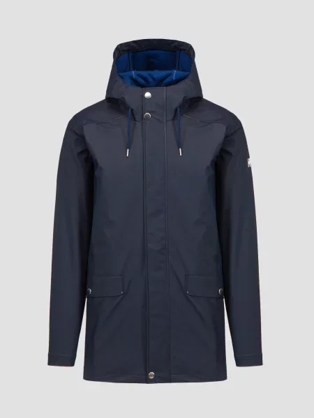 Granatowy Płaszcz Helly Hansen Moss Rain Coat niebieski