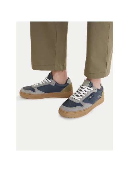 Sneakersy Aeronautica Militare Tmavomodrá