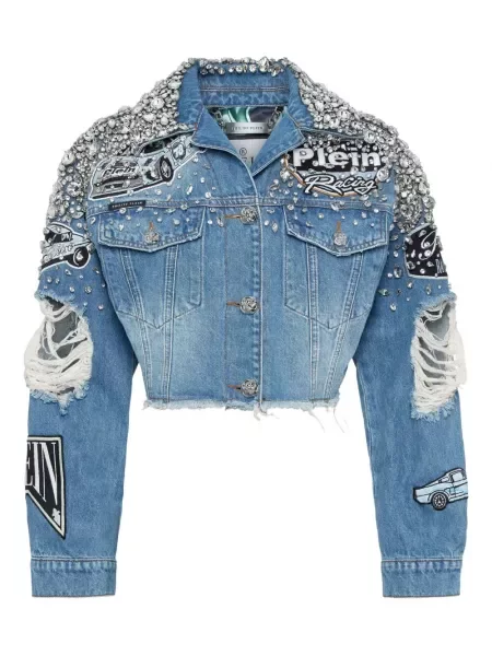 Geacă de blugi Philipp Plein albastru