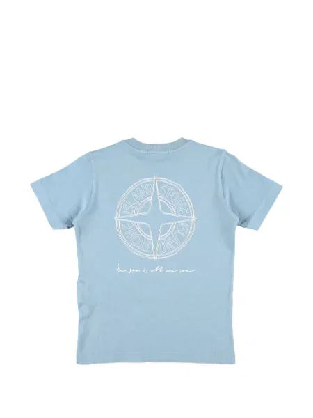 Koszulka dziecięca Stone Island niebieska