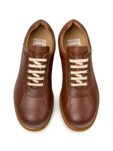 Sneakerși Camper din piele maro