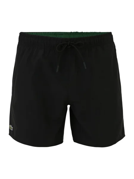 Lacoste Pantaloni scurți pentru înot Negru