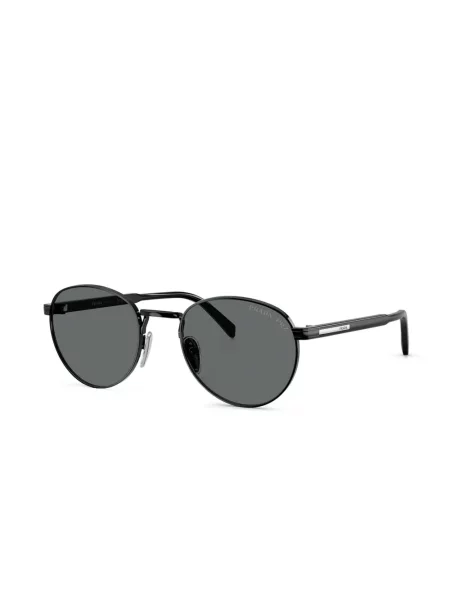 Ochelari de soare rotunzi Prada Eyewear negru