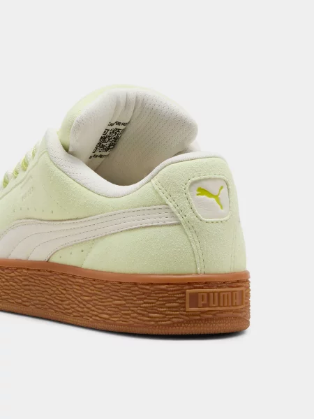 Замшевые кеды Puma зеленые