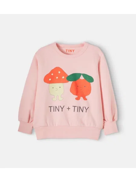 Gyerek melegítő felső Tinycottons rózsaszín