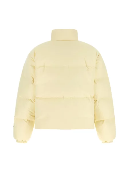 Kurtka puchowa Jil Sander pikowana beżowa