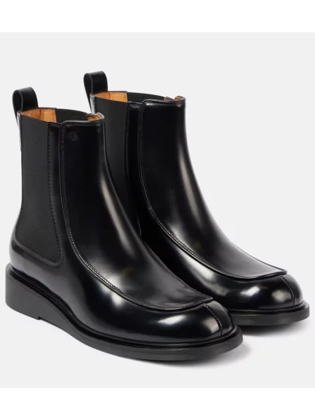 Botine chelsea Tod's din piele negru